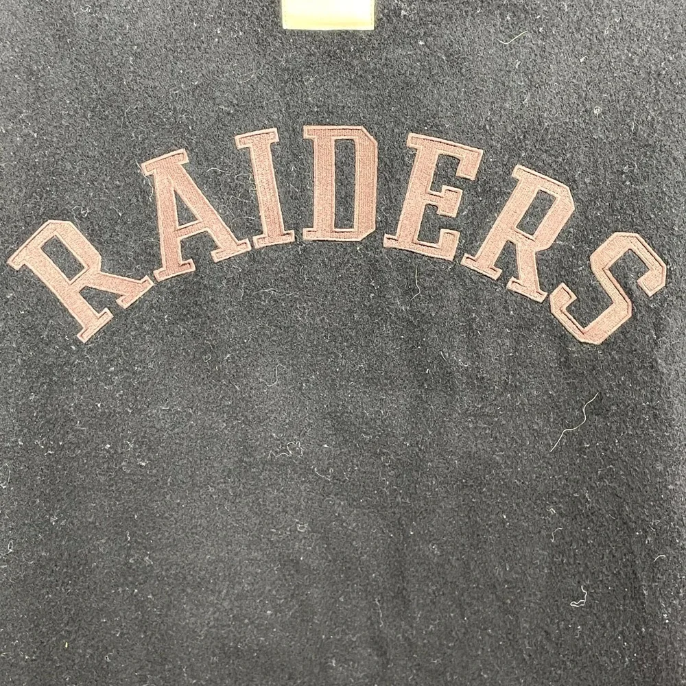 Vintage Reebok NFL 1960 Raiders Varsity Jacket Mens Medium Wool Sports Classic